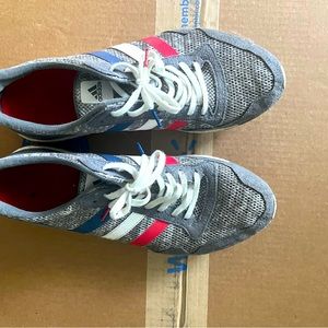 Awesome red white blue shoes